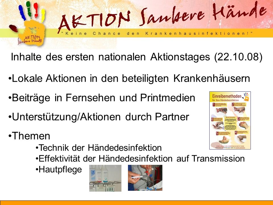 Inhalte des ersten nationalen Aktionstages ( )