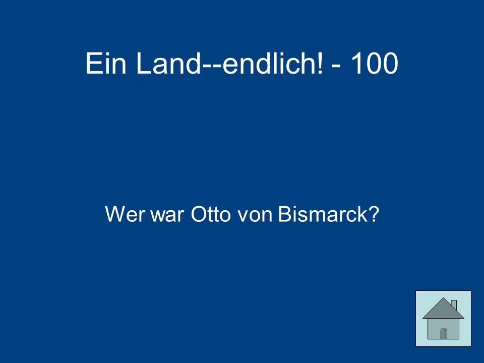 Wer war Otto von Bismarck