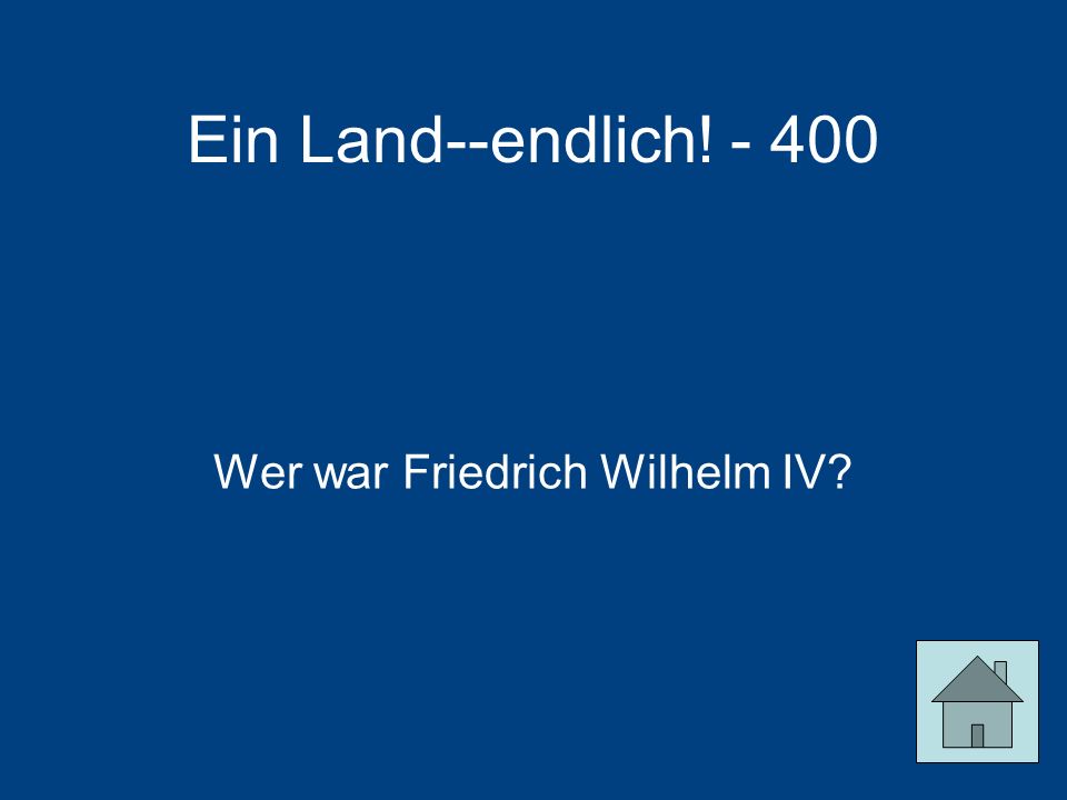 Wer war Friedrich Wilhelm IV