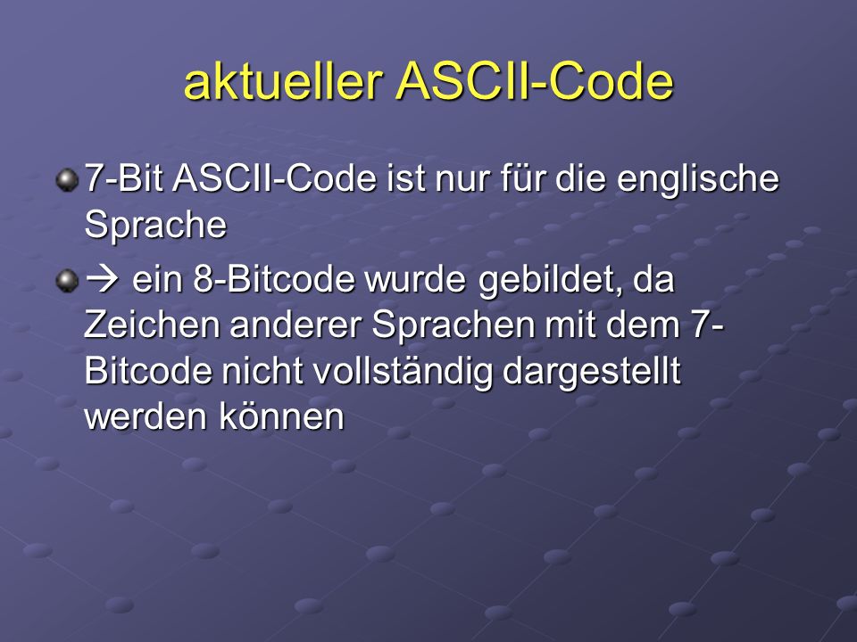 Für ascii Alt Codes