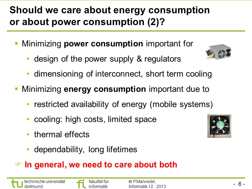Should we care about energy consumption or about power consumption (2)