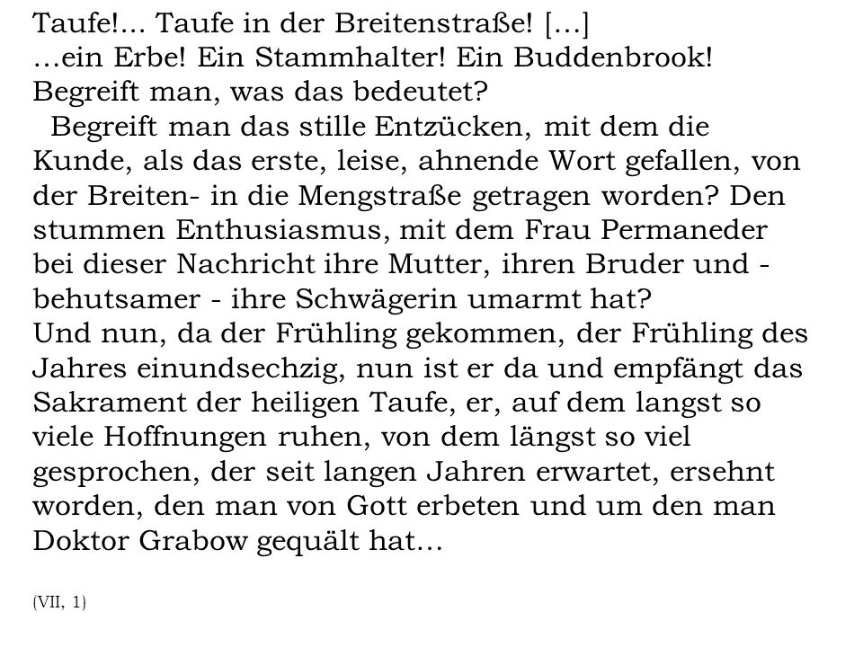Taufe!... Taufe in der Breitenstraße! […]