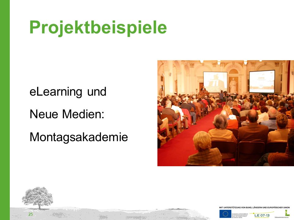 Projektbeispiele eLearning und Neue Medien: Montagsakademie