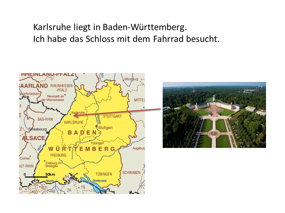 Karlsruhe liegt in Baden-Württemberg