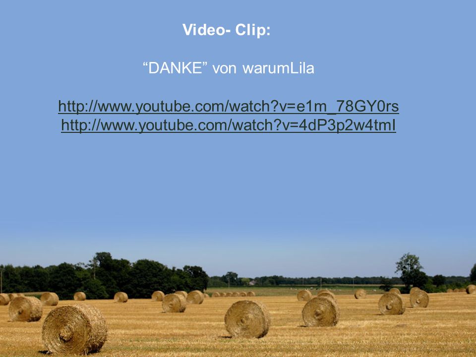 Video- Clip: DANKE von warumLila   youtube. com/watch