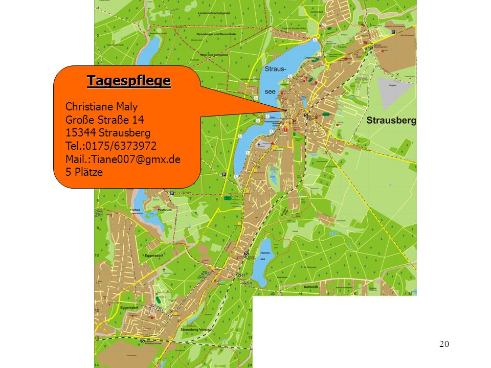 Tagespflege Christiane Maly Große Straße Strausberg