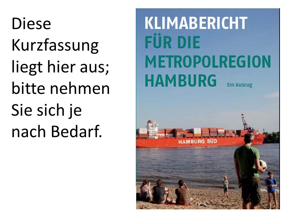 Diese Kurzfassung liegt hier aus; bitte nehmen Sie sich je nach Bedarf.