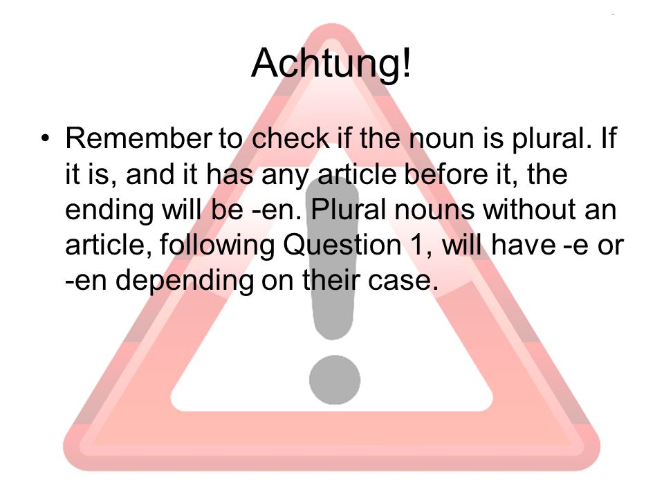 Achtung!