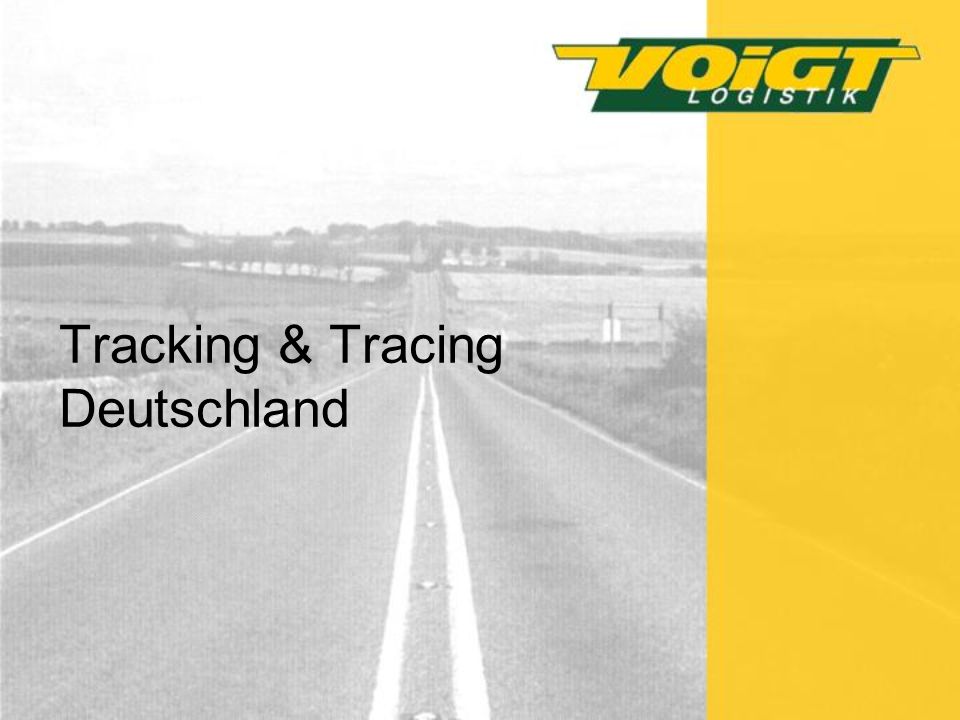 Tracking & Tracing Deutschland