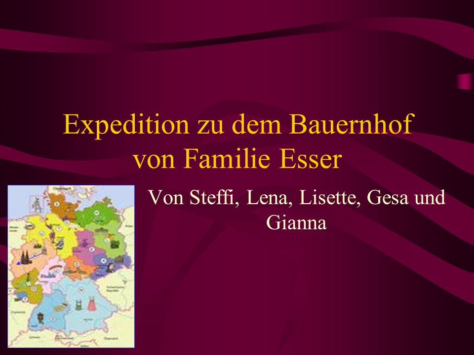 Expedition zu dem Bauernhof von Familie Esser