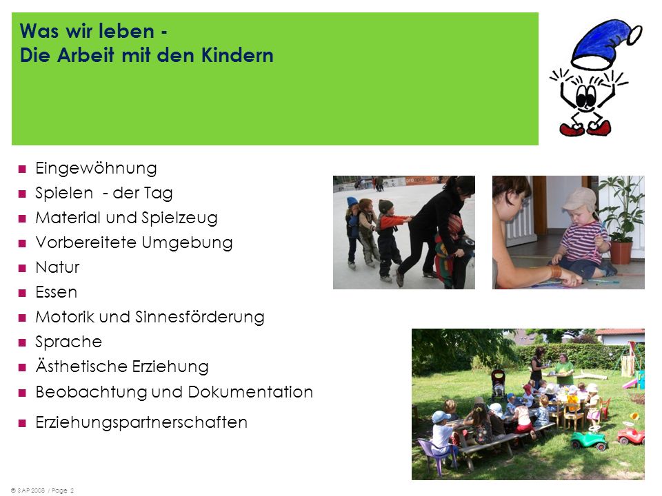 Was wir leben - Die Arbeit mit den Kindern