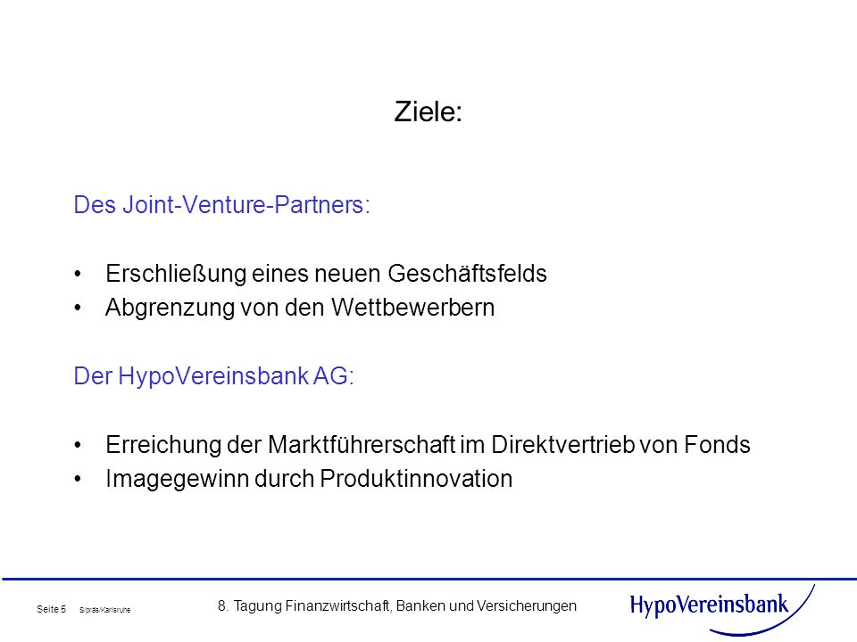 8. Tagung Finanzwirtschaft, Banken und Versicherungen