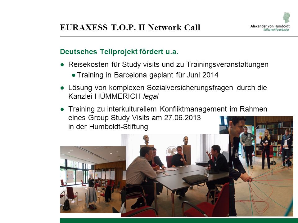 EURAXESS T.O.P. II Network Call