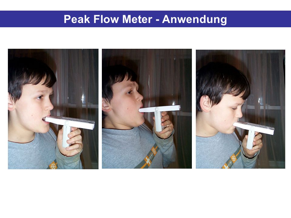 Peak Flow Meter - Anwendung