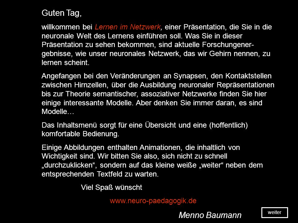 Guten Tag, Menno Baumann