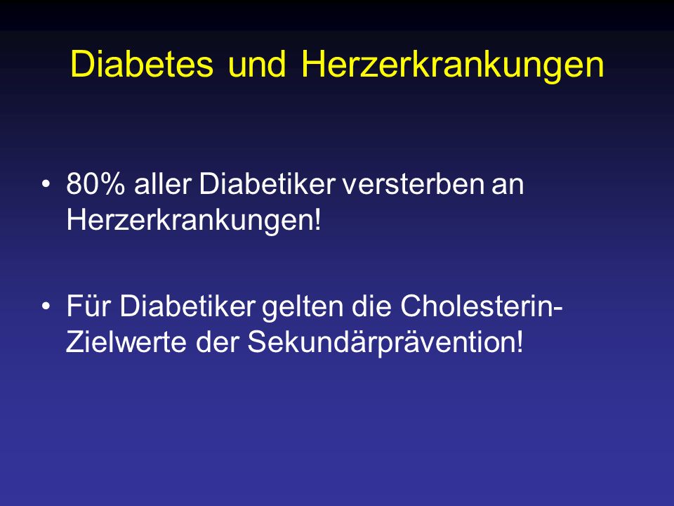 Diabetes und Herzerkrankungen