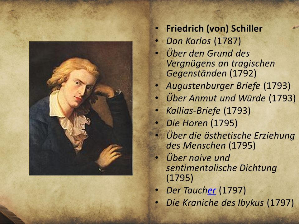 Friedrich (von) Schiller