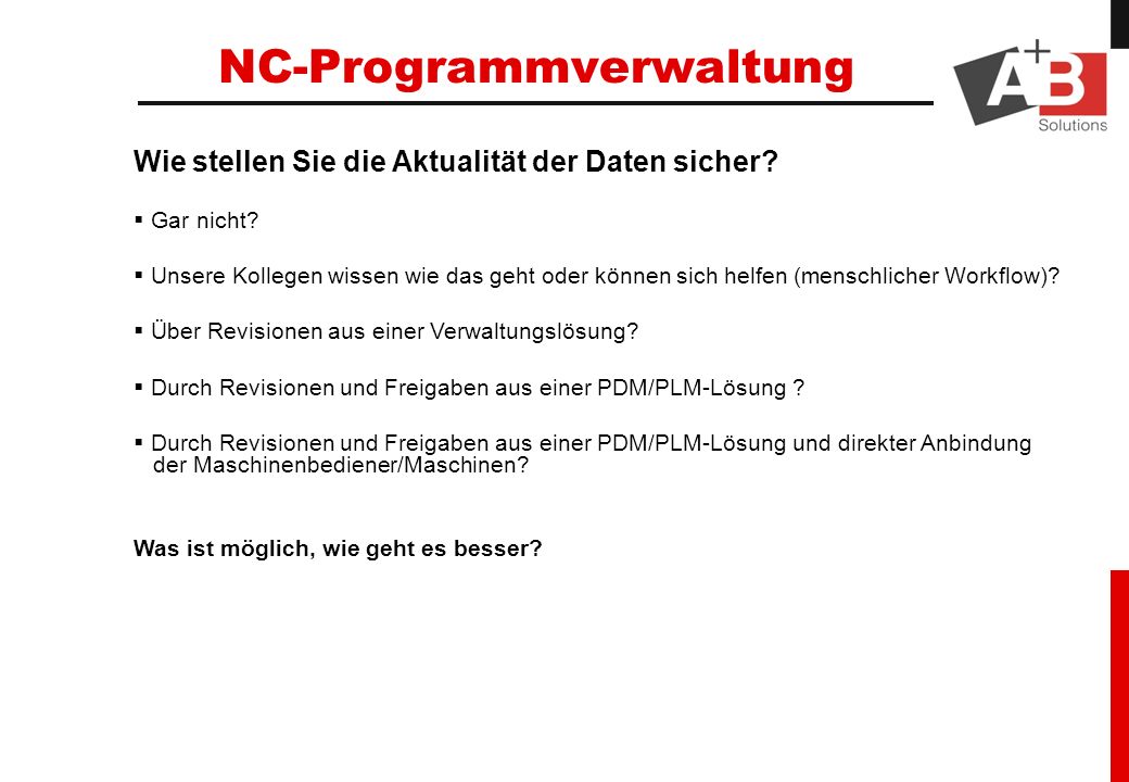 NC-Programmverwaltung