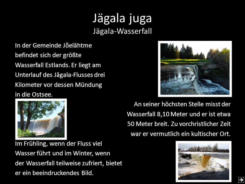 Jägala juga Jägala-Wasserfall