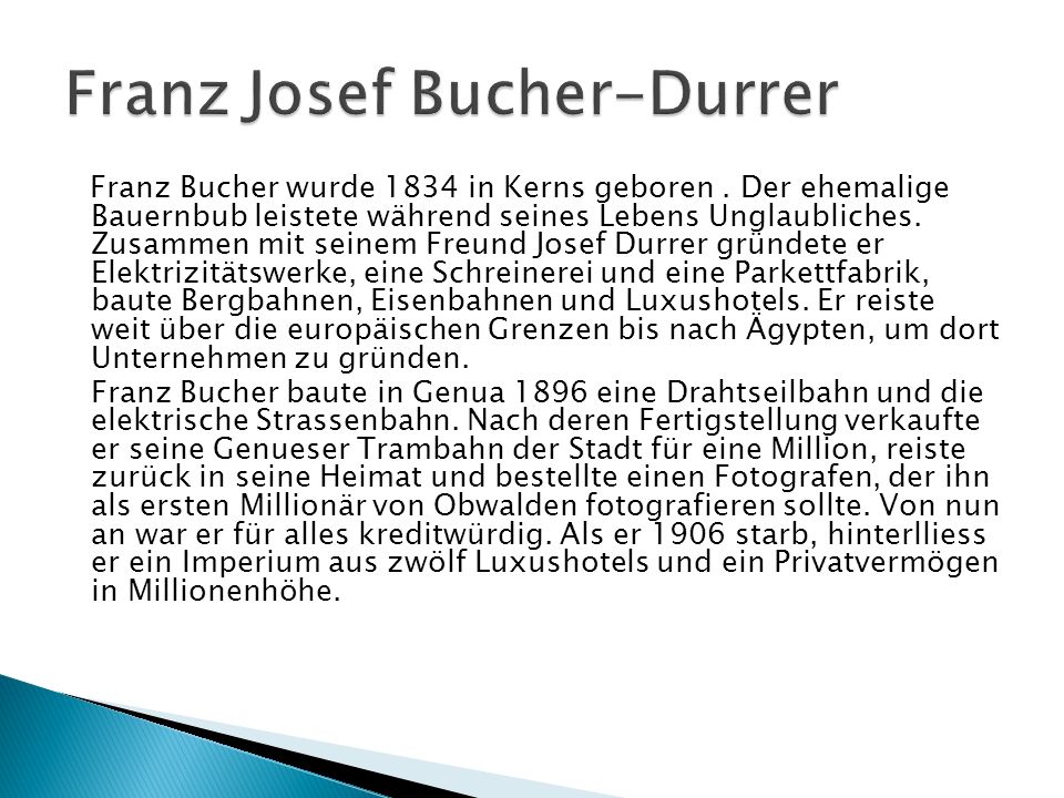 Franz Josef Bucher-Durrer