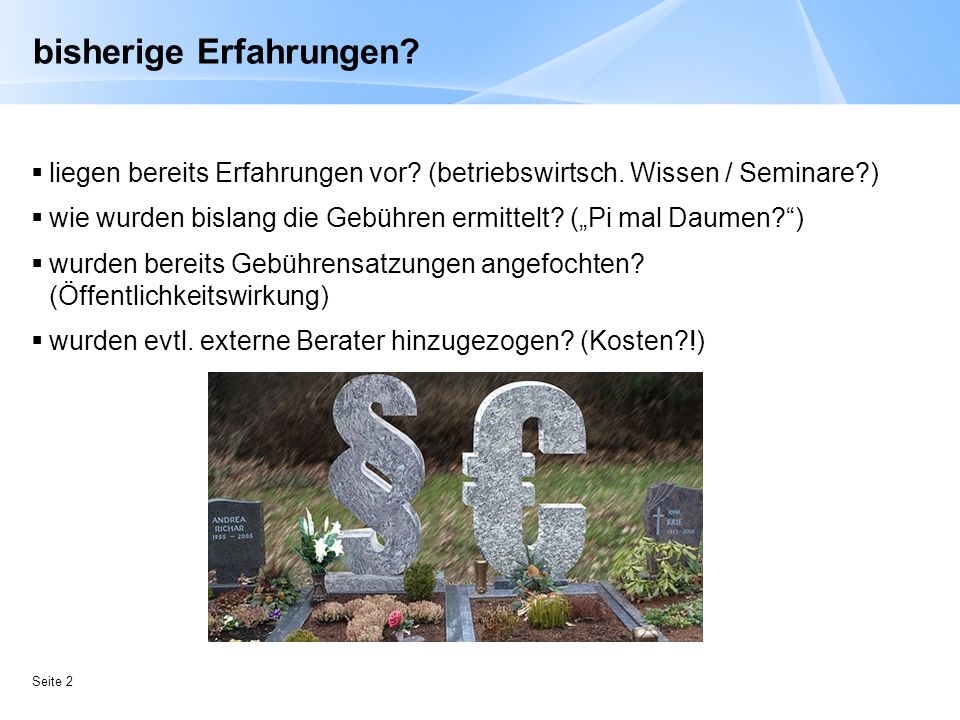 bisherige Erfahrungen