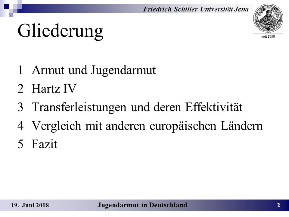Jugendarmut in Deutschland