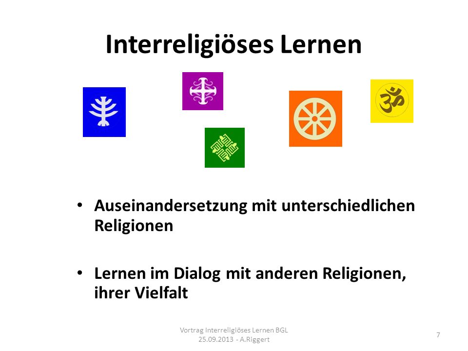 Interreligiöses Lernen