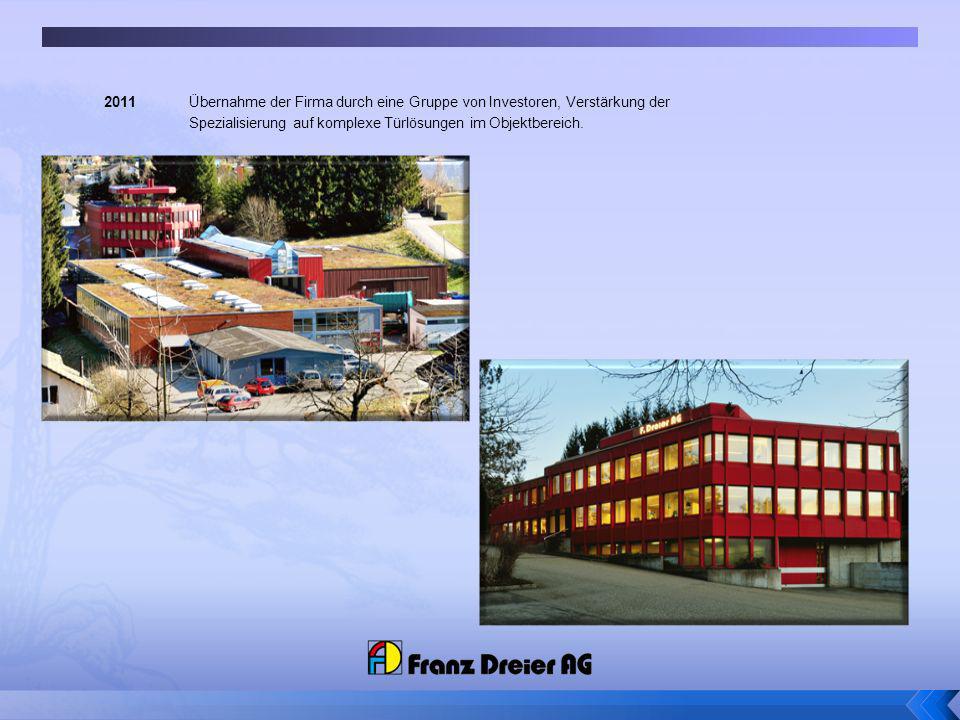 2011 Übernahme der Firma durch eine Gruppe von Investoren, Verstärkung der