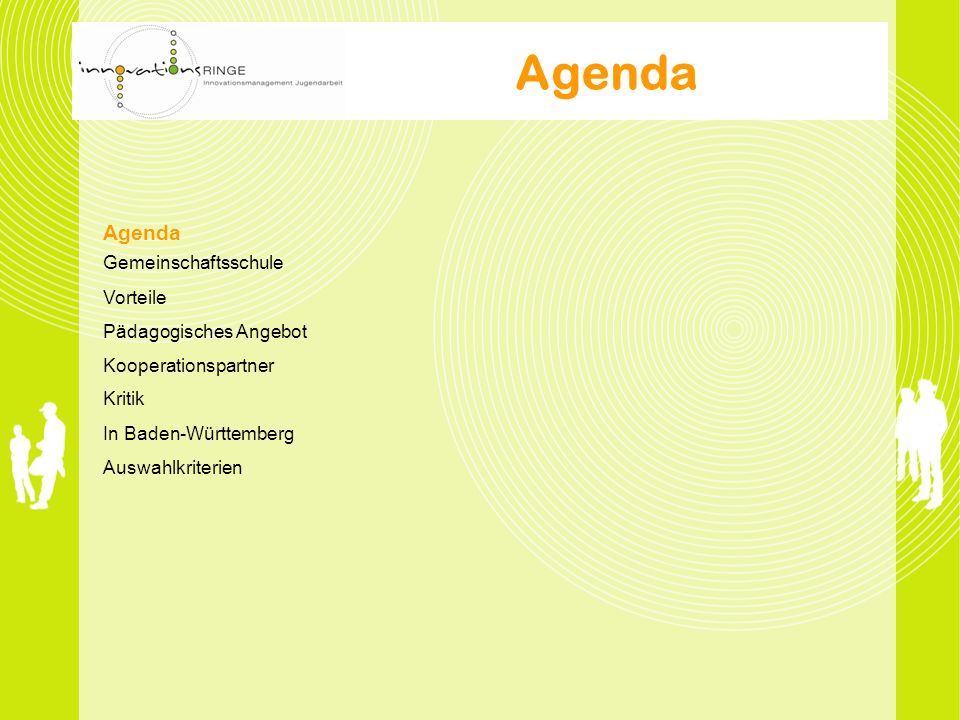 Agenda Agenda Gemeinschaftsschule Vorteile Pädagogisches Angebot