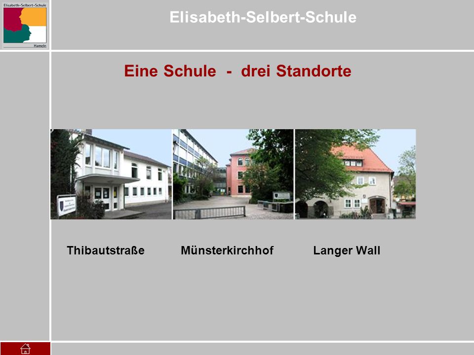 Eine Schule - drei Standorte