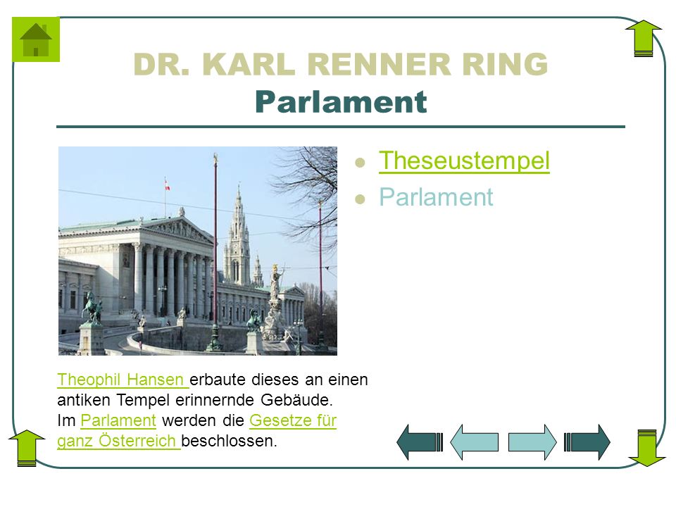 DR. KARL RENNER RING Parlament