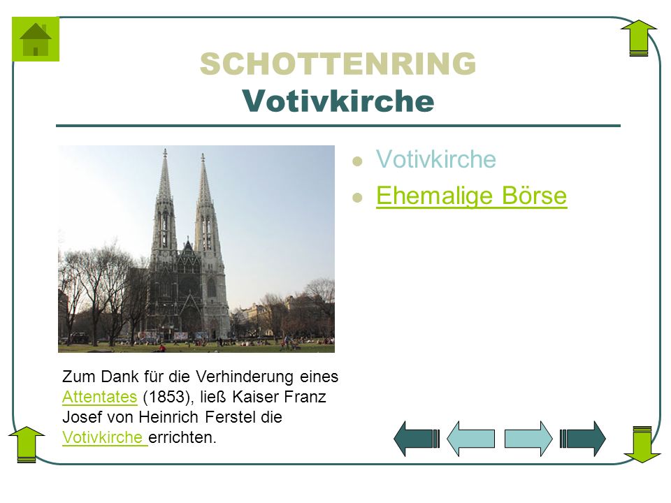 SCHOTTENRING Votivkirche