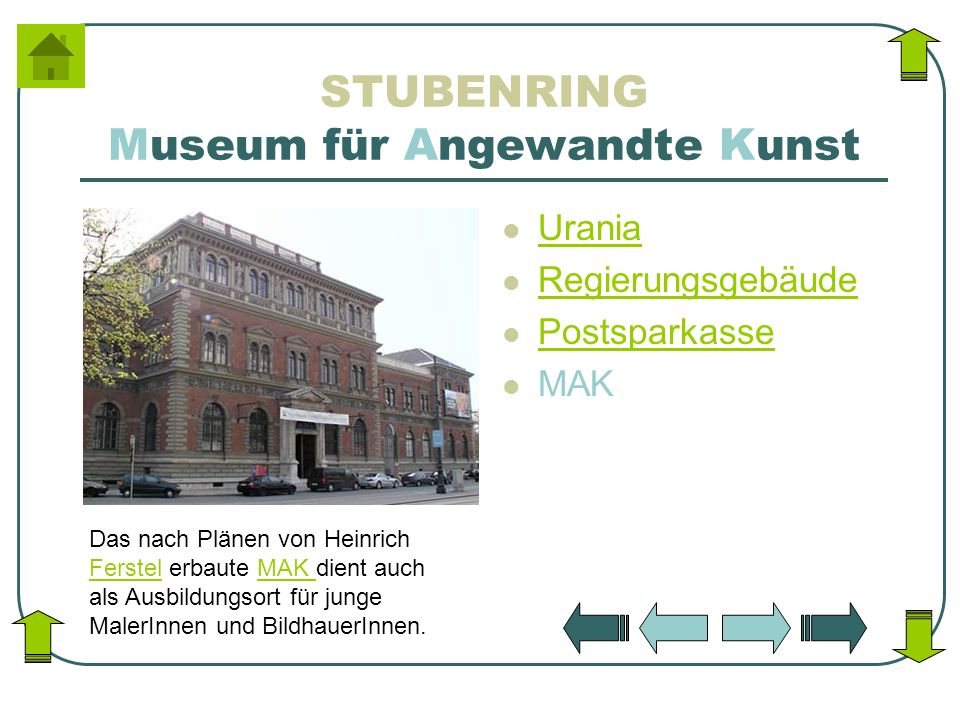 STUBENRING Museum für Angewandte Kunst