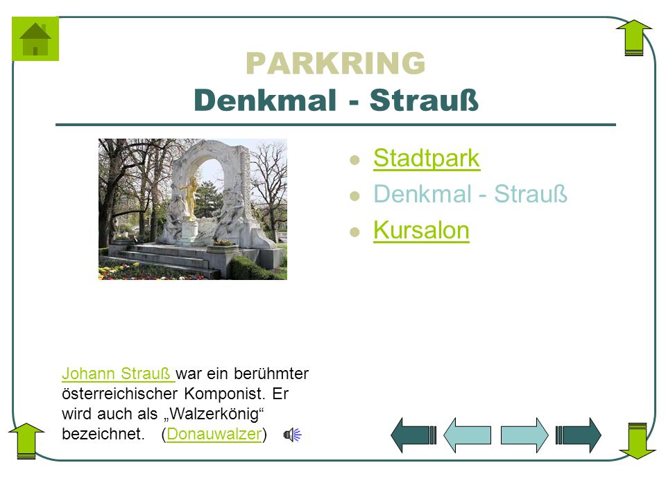 PARKRING Denkmal - Strauß
