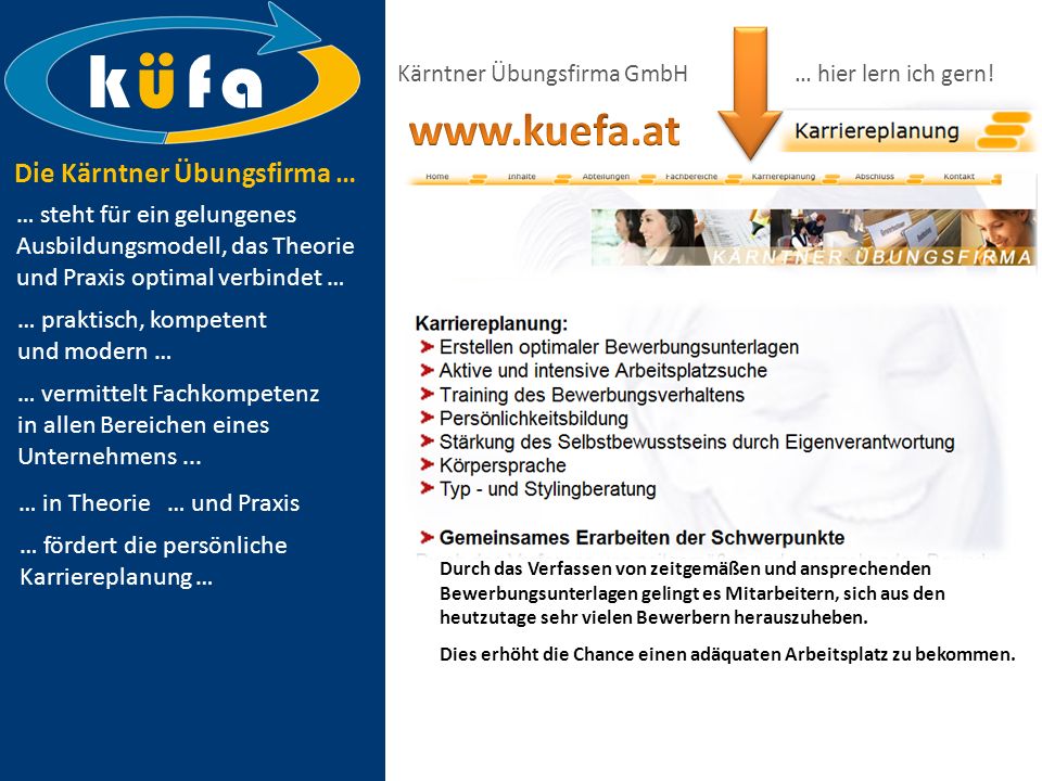 k ü f a   Die Kärntner Übungsfirma …