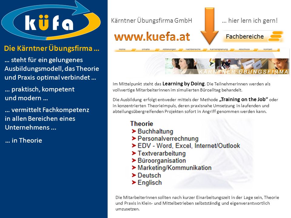 k ü f a   Die Kärntner Übungsfirma …