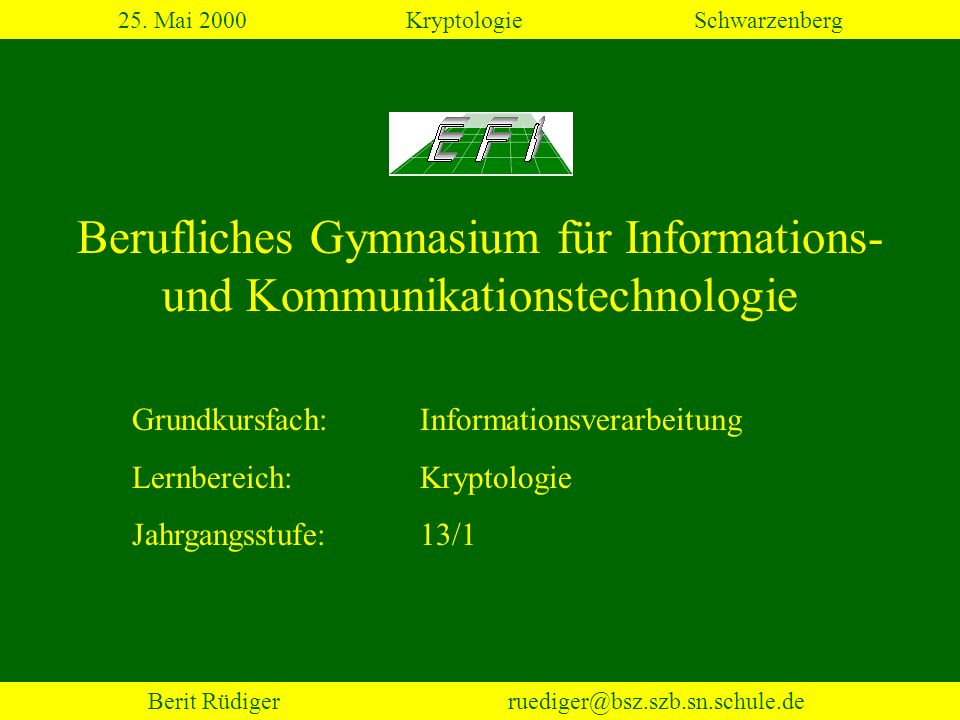 Berufliches Gymnasium für Informations- und Kommunikationstechnologie