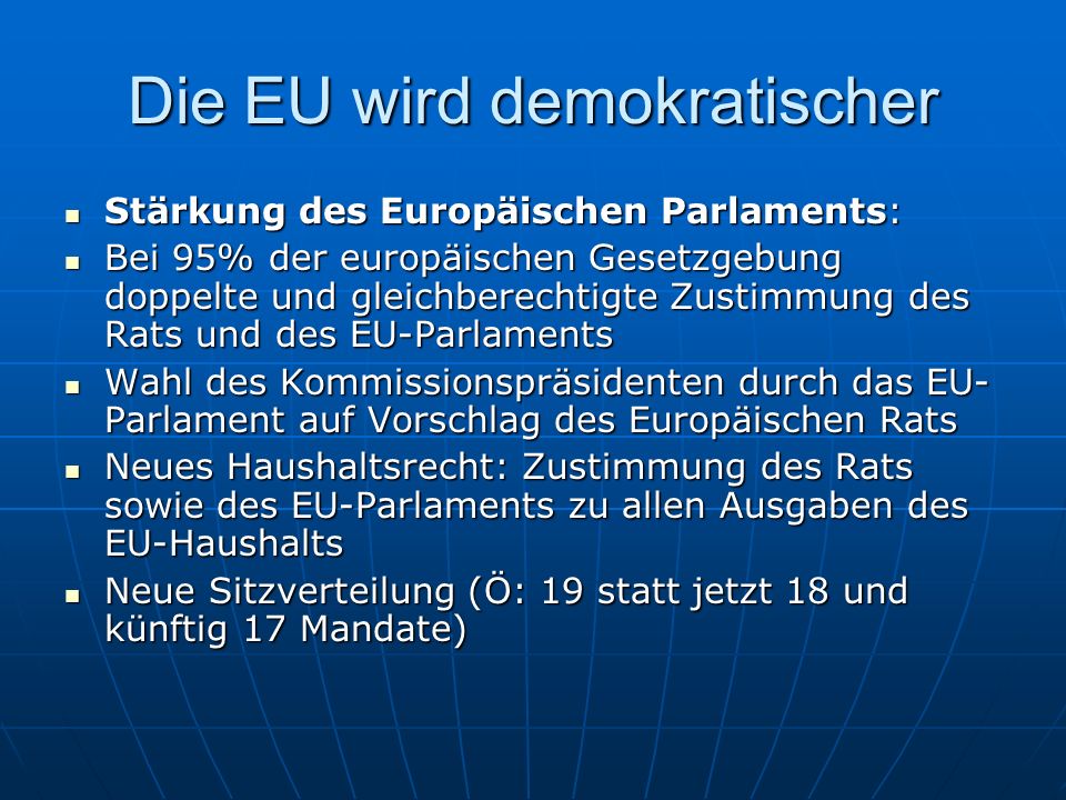 Die EU wird demokratischer