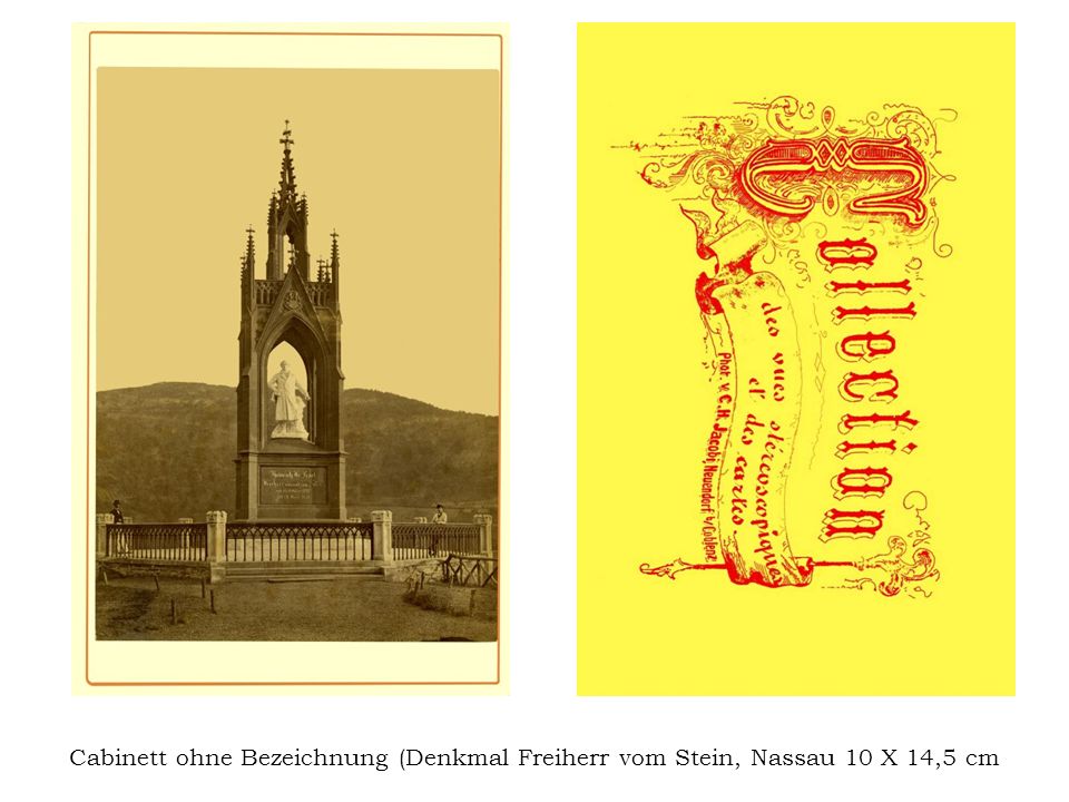 Cabinett ohne Bezeichnung (Denkmal Freiherr vom Stein, Nassau 10 X 14,5 cm