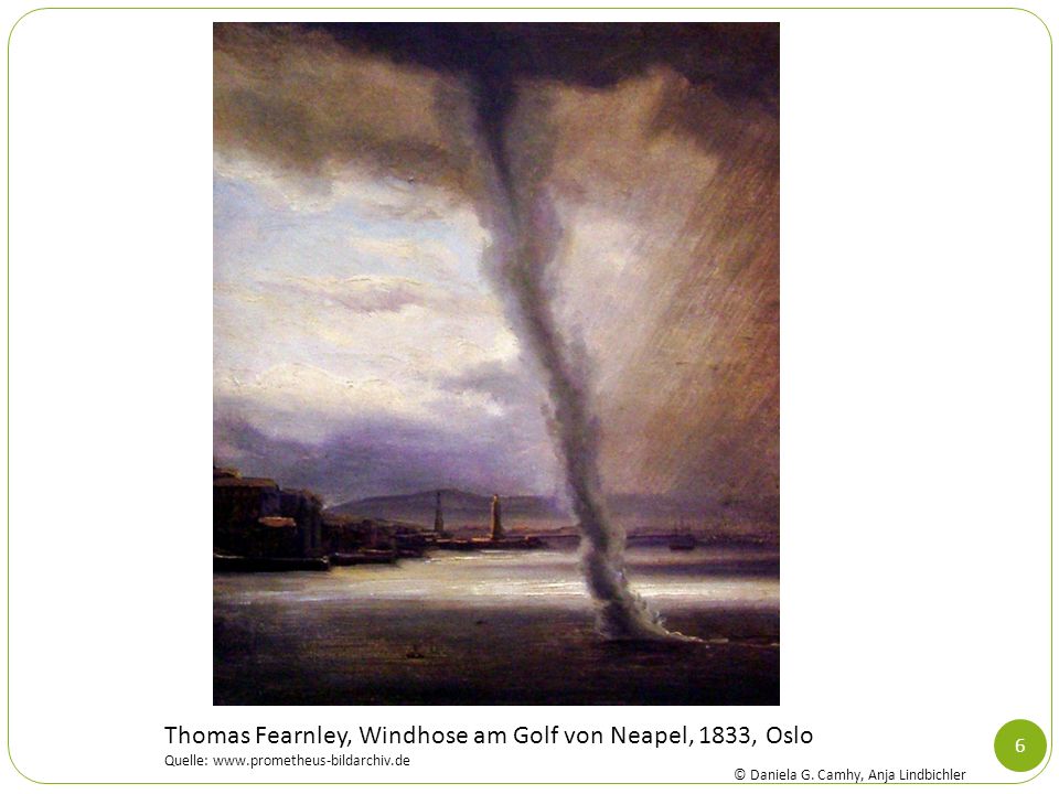 Thomas Fearnley, Windhose am Golf von Neapel, 1833, Oslo