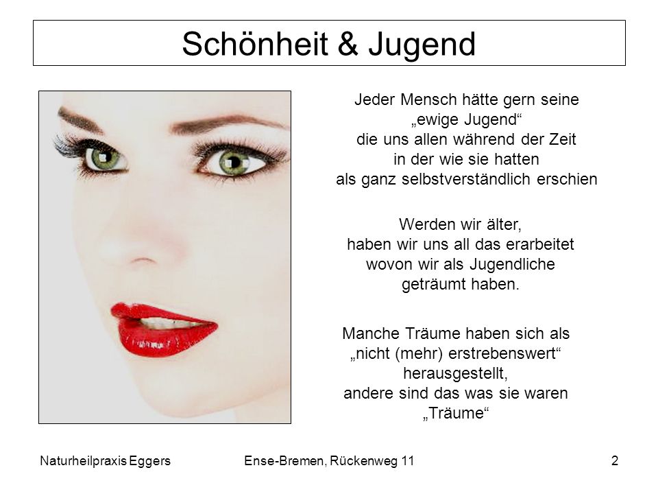 Schönheit & Jugend