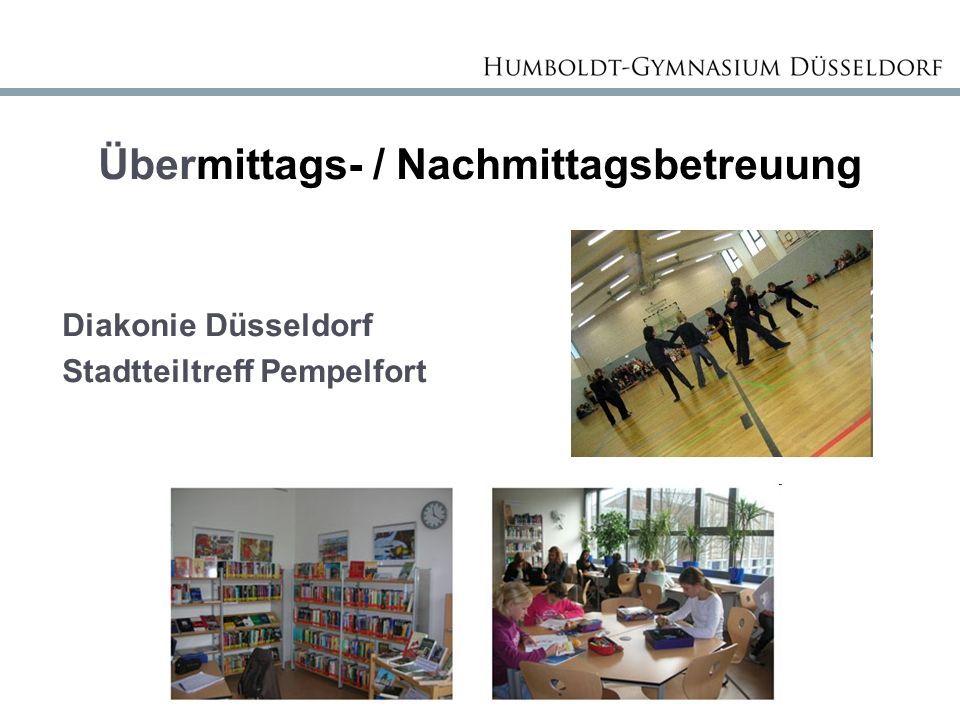 Übermittags- / Nachmittagsbetreuung