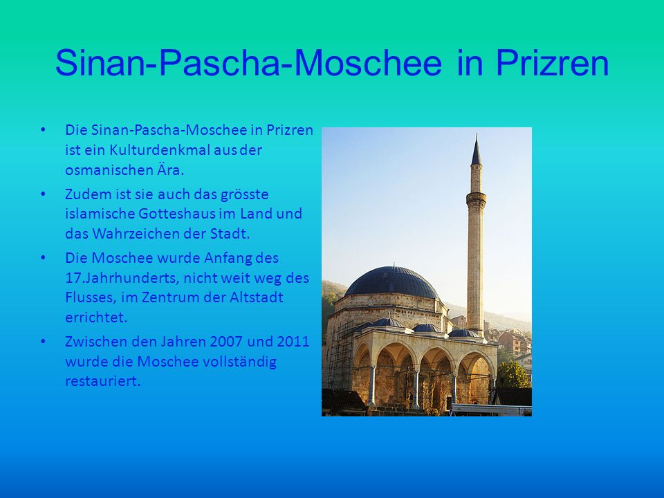 Sinan-Pascha-Moschee in Prizren