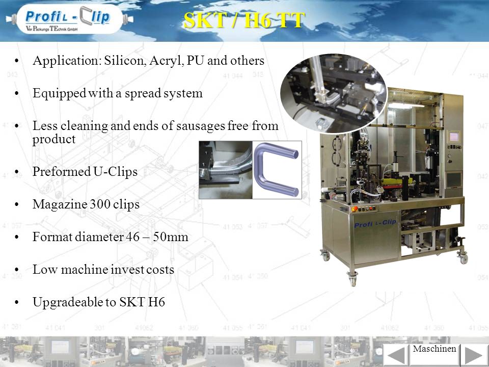 SKT / H6 TT Application: Silicon, Acryl, PU and others