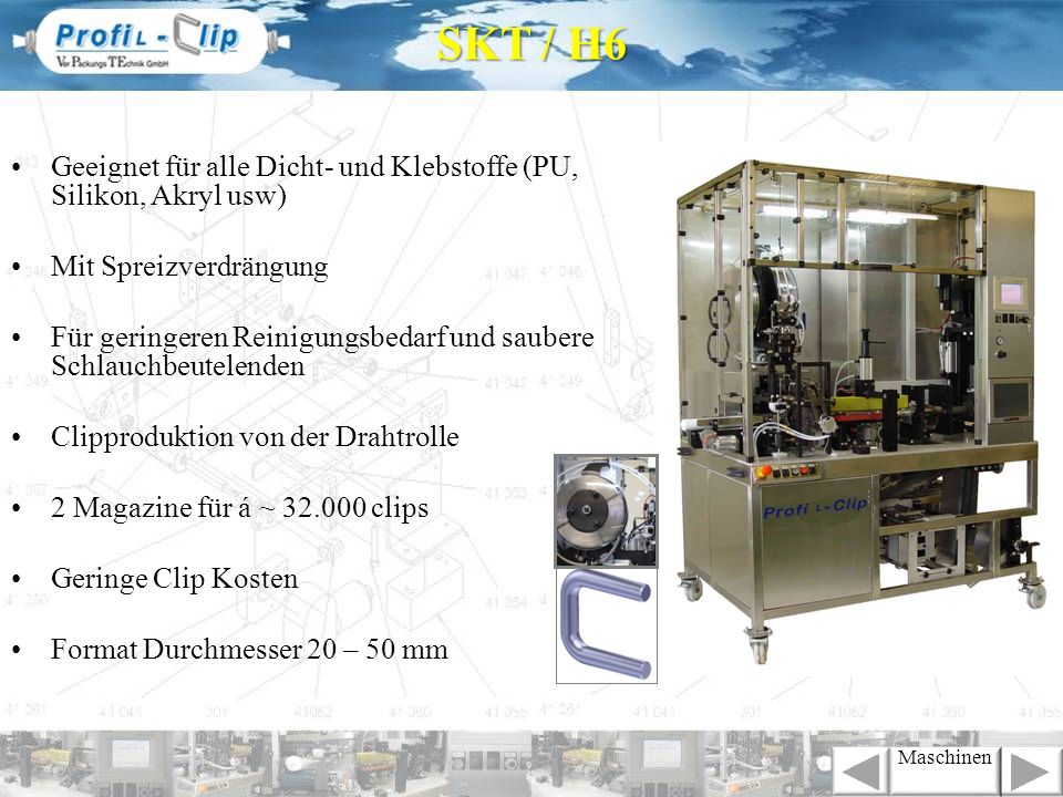 SKT / H6 Geeignet für alle Dicht- und Klebstoffe (PU, Silikon, Akryl usw) Mit Spreizverdrängung.
