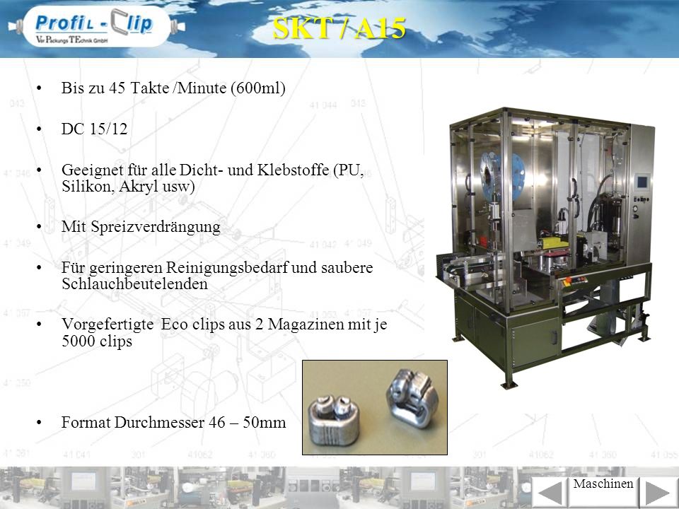SKT / A15 Bis zu 45 Takte /Minute (600ml) DC 15/12
