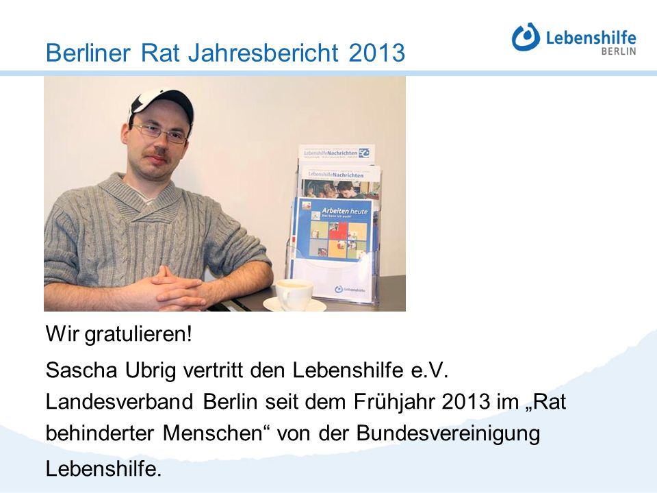 Berliner Rat Jahresbericht 2013