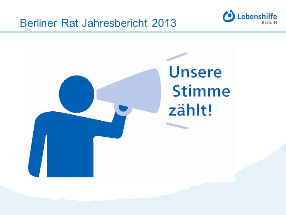 Berliner Rat Jahresbericht 2013