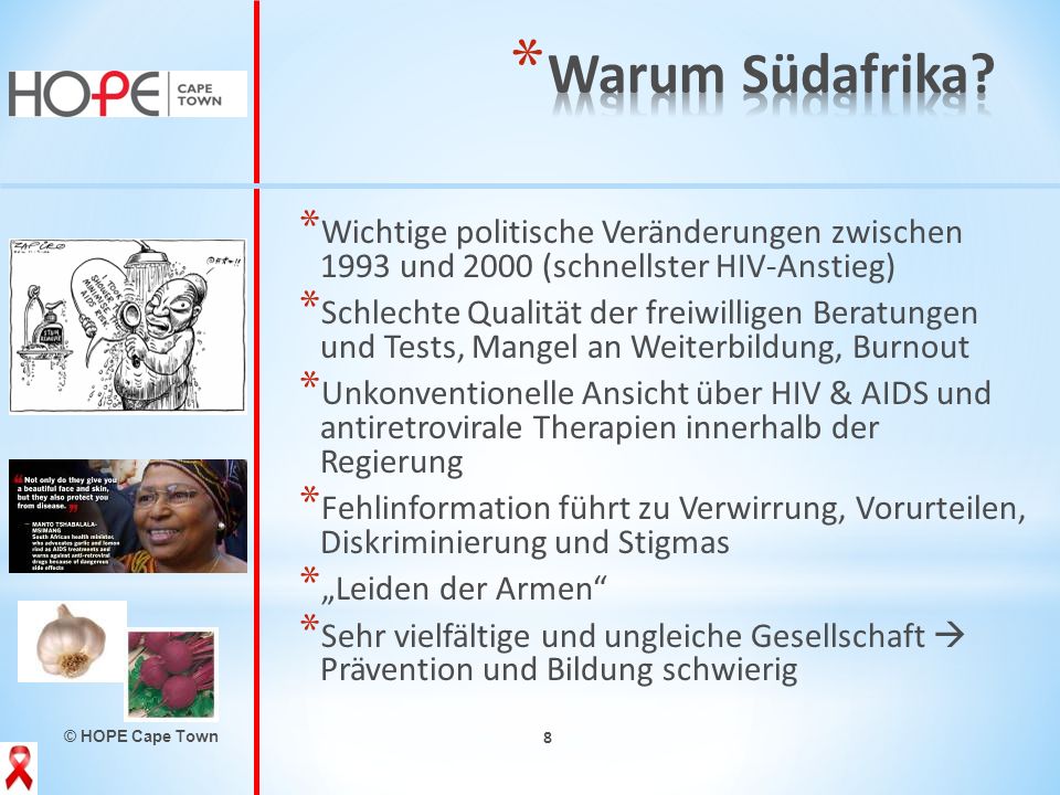 Warum Südafrika Wichtige politische Veränderungen zwischen 1993 und 2000 (schnellster HIV-Anstieg)