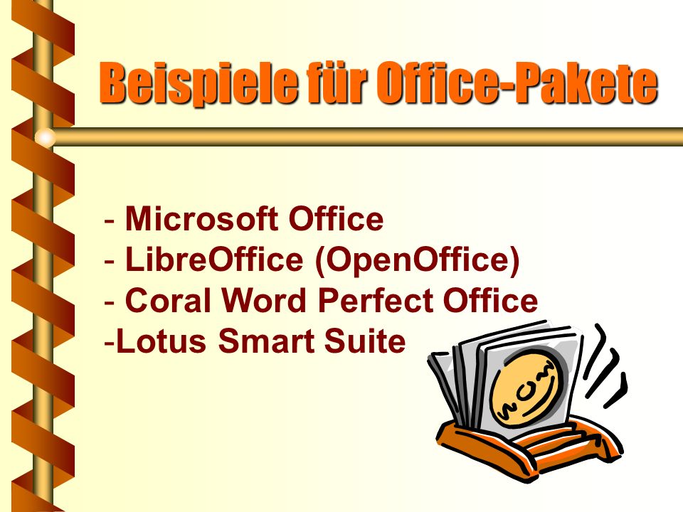 Beispiele für Office-Pakete